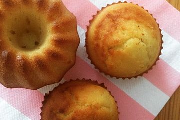 Honig - Muffins  mit  Maismehl