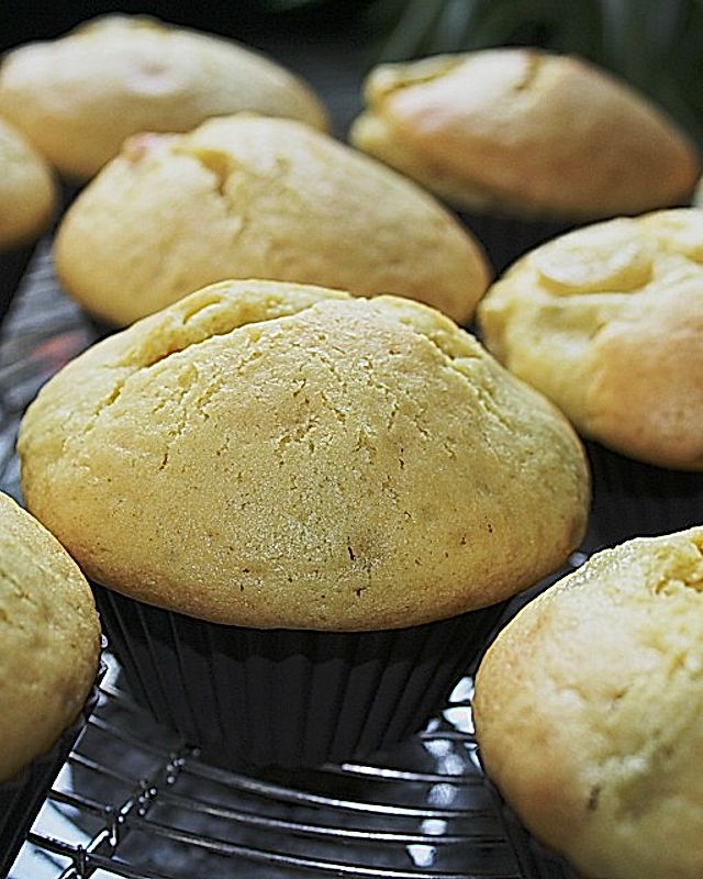 Rhabarber - Vanille - Muffins