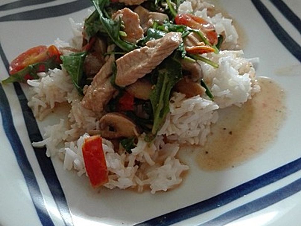 Geschnetzeltes mit getrockneten Tomaten und Rucola von GourmetKathi ...