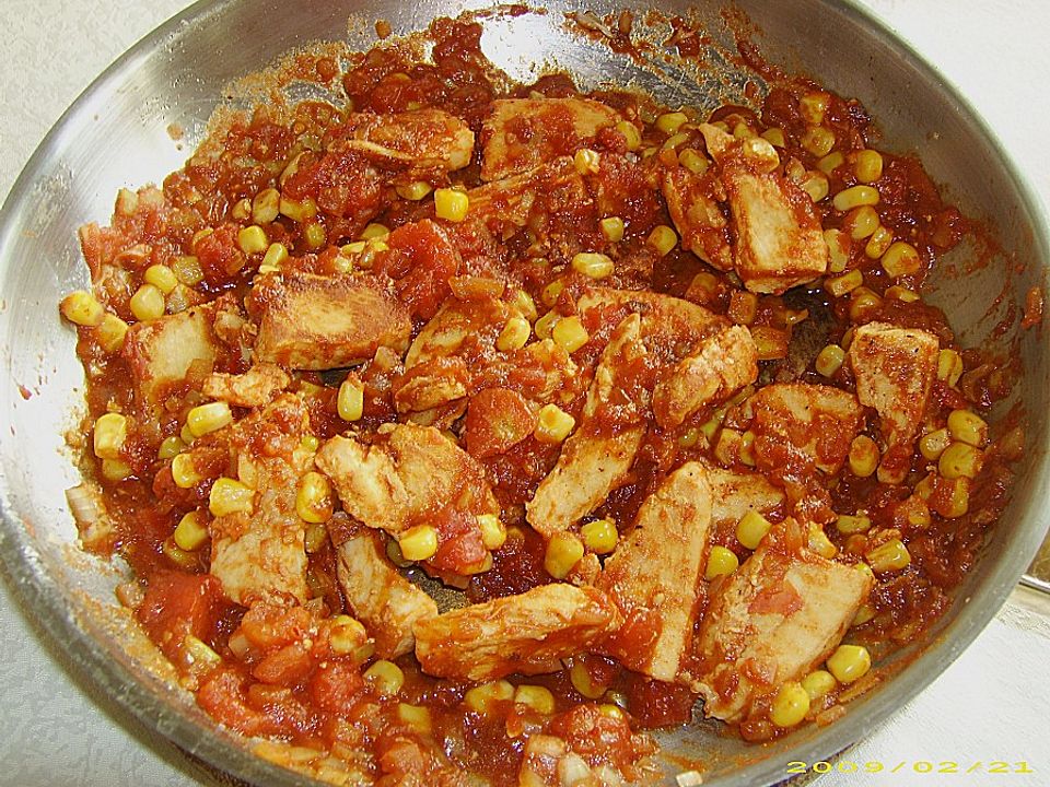 Hähnchengericht mexikanisch von Nicky0110| Chefkoch