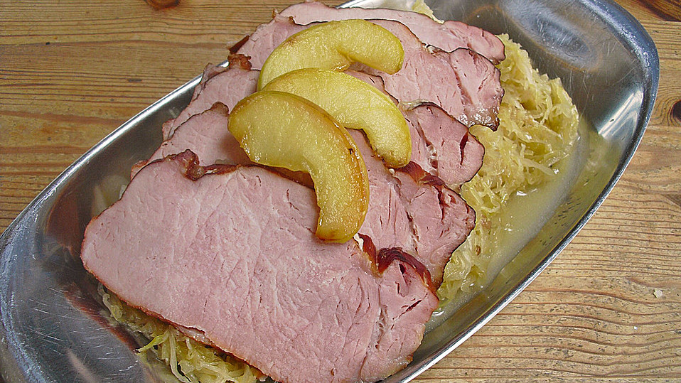 Kasseler auf Apfel - Sauerkraut von xxtijak