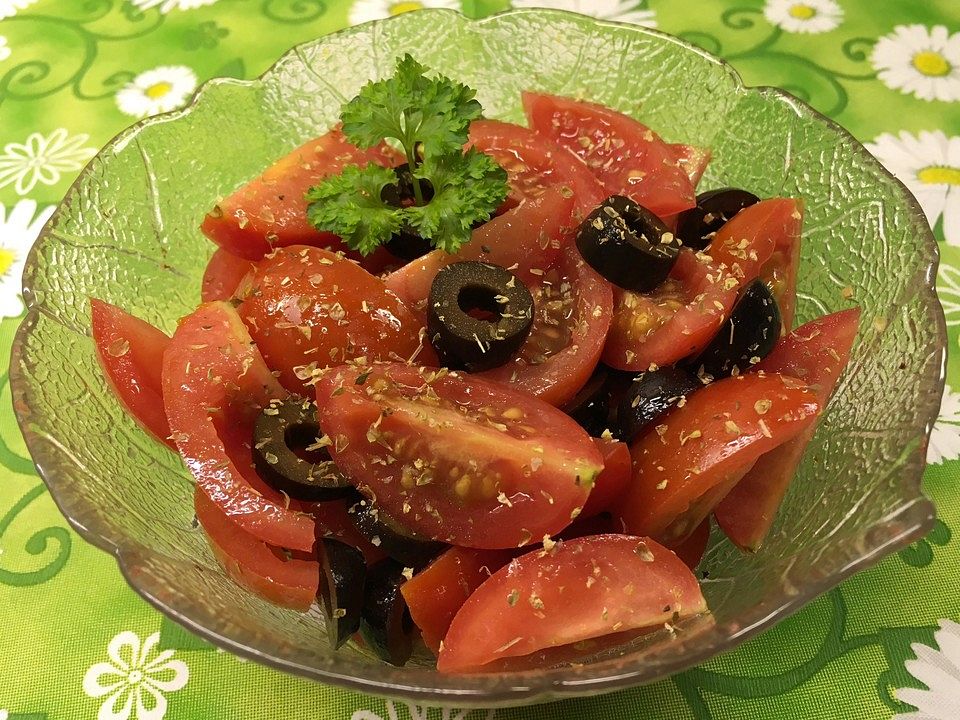 Ruck - zuck - Tomatensalat von KiwiKind| Chefkoch