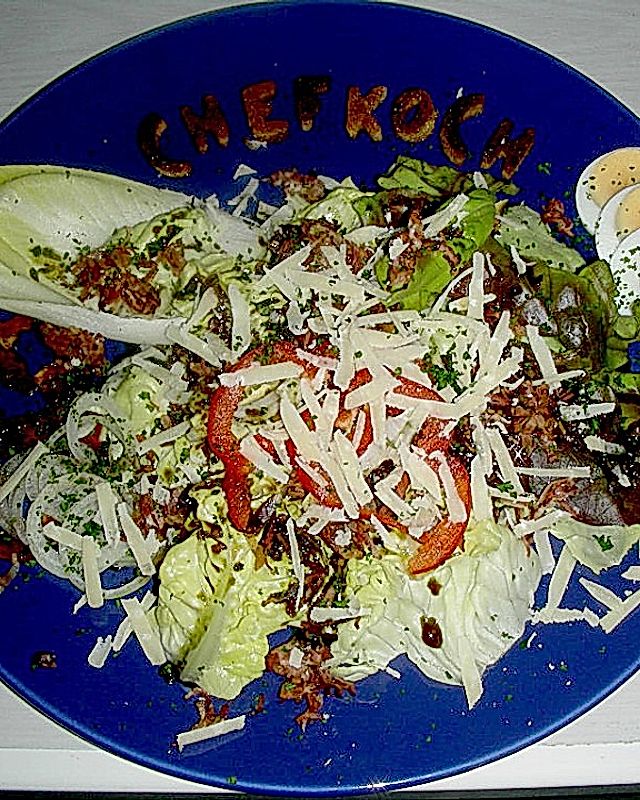 Salatsauce mit Kürbiskernöl für Blattsalate