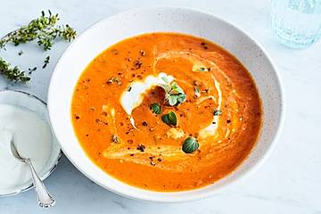Frische Tomatensuppe