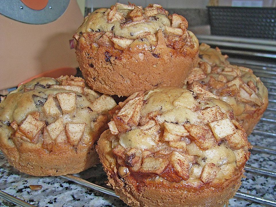 Fett- und kalorienarme Apfel - Zimt - Muffins von Nicky0110| Chefkoch