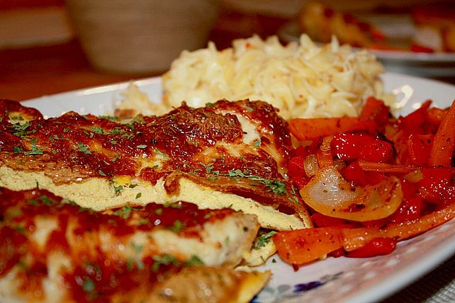 Saftige Putenschnitzel in Käse - Ei - Umhüllung von Cocorinna| Chefkoch