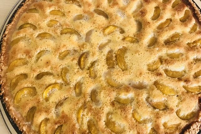 Rhabarberkuchen mit Sahneguss von lonchen| Chefkoch