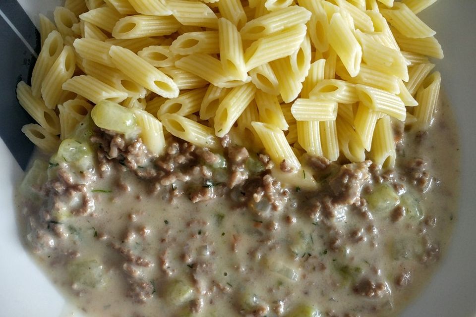 Schmorgurkenpfanne Schmorgurkenpfanne