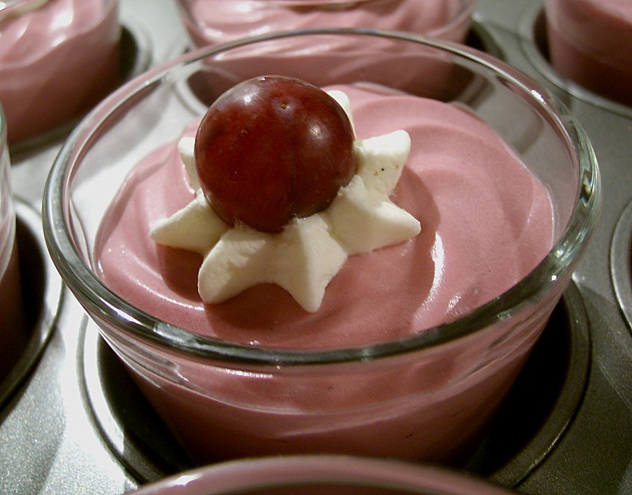 Rotweinmousse Rotweinmousse
