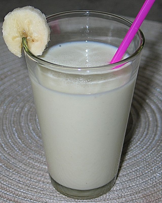 Bananen - Milkshake mit Vanillekick