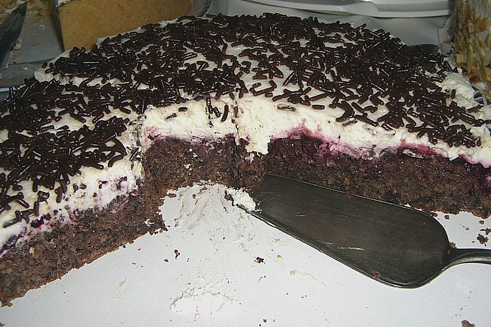 Preiselbeer - Sahne - Torte