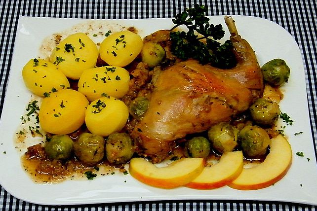 Kaninchen - Rosenkohl - Topf von BlackVishnu| Chefkoch
