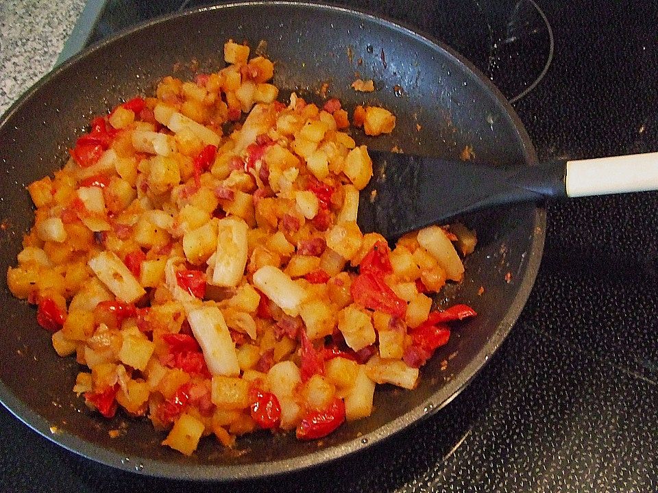 Spargel - Bratkartoffel - Pfanne von lavande| Chefkoch