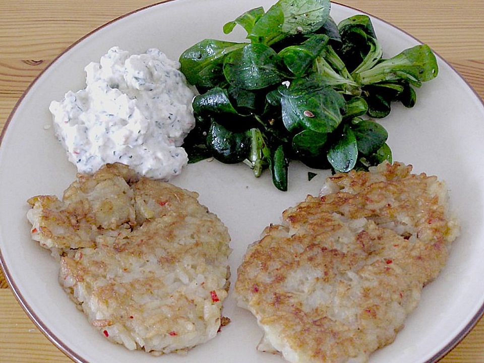 Bananen - Reis - Bratlinge mit Dip von kaktus1709| Chefkoch