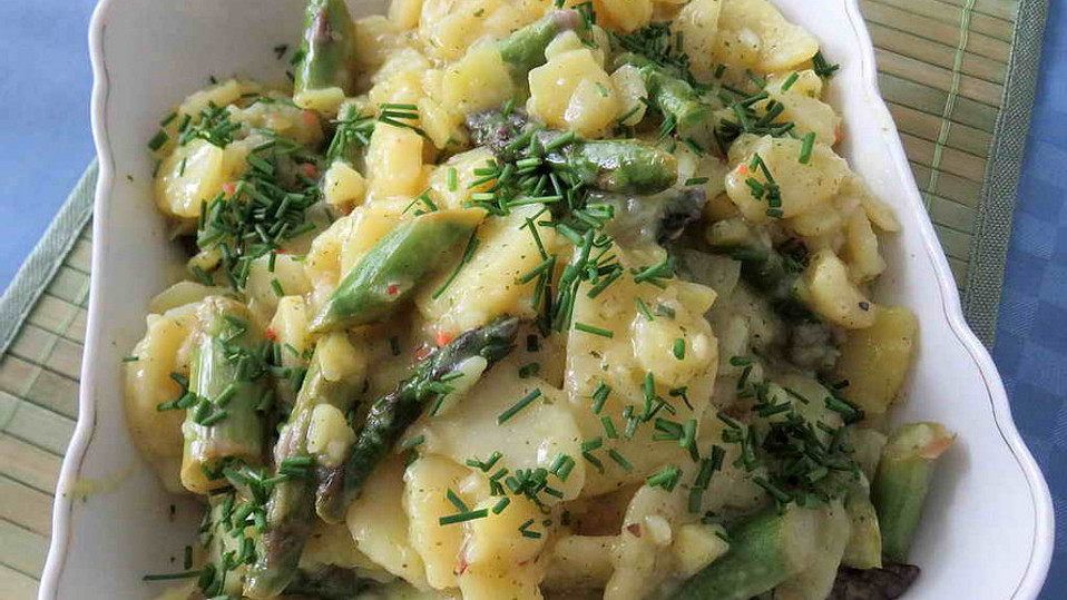 Spargel - Kartoffelsalat, sommerlich frisch von fine