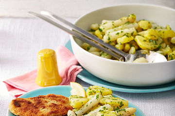 Spargel - Kartoffelsalat, sommerlich frisch