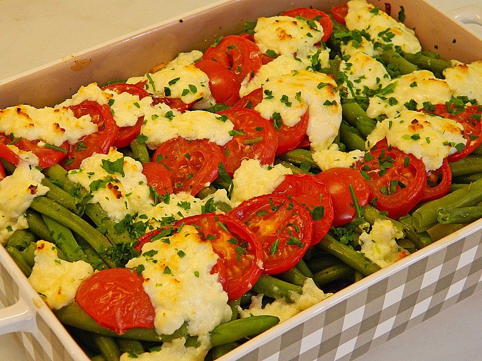 Auflauf mit grünen Bohnen und Tomaten von laurinili | Chefkoch