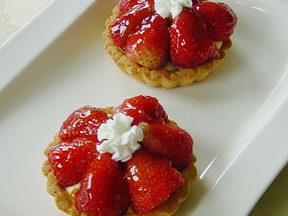 Erdbeertortchen Mit Vanillecreme Von Pumpkin Pie Chefkoch