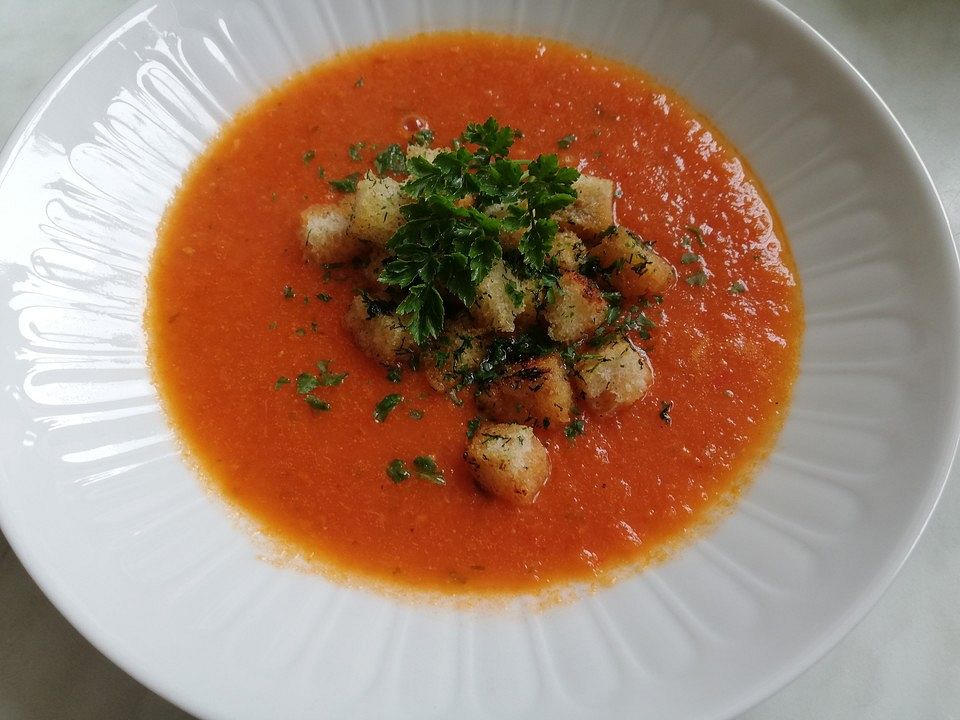 Leckere Tomatensuppe von WG-Chefkoch| Chefkoch