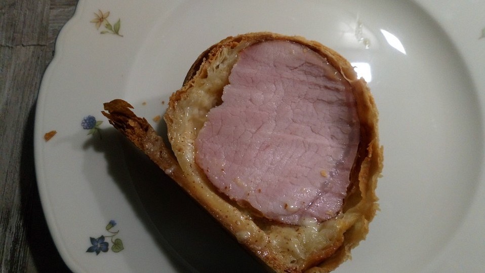 Kasseler im Brotteig mit Senf von laurinili