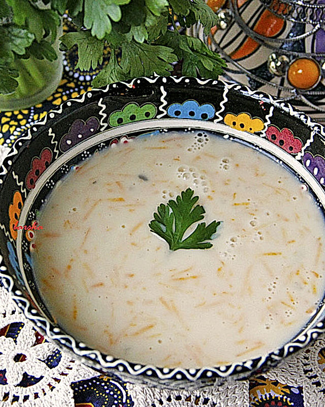 Suppe Djo - persische Gerstencremesuppe