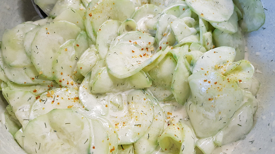 Feiner Gurkensalat von Glutinchen Feiner Gurkensalat von Glutinchen