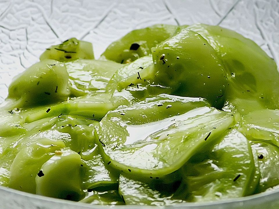 Feiner Gurkensalat von Glutinchen | Chefkoch