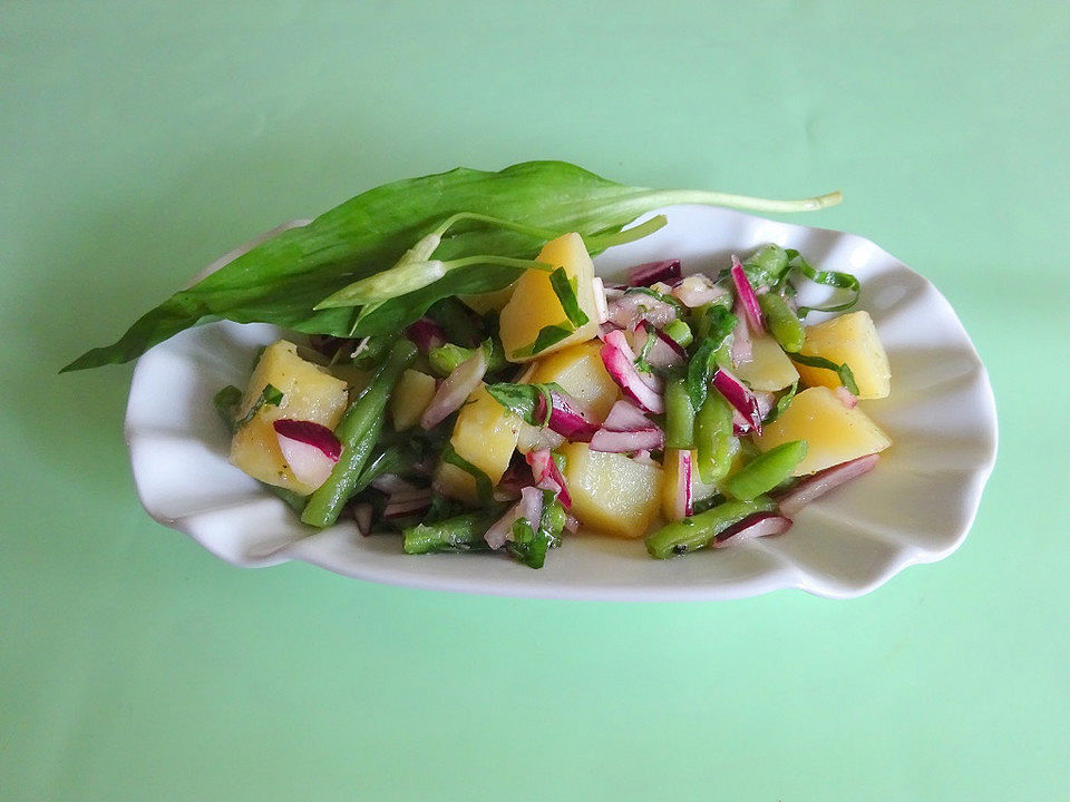 Kartoffel-Bohnen-Salat mit Bärlauch oder Rucola von punktezaehler| Chefkoch