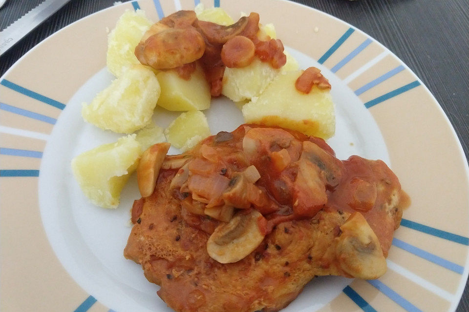 Tomaten - Putenschnitzel Tomaten - Putenschnitzel
