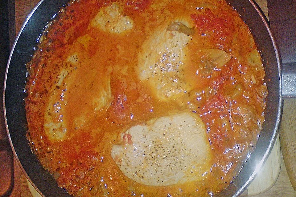 Tomaten - Putenschnitzel Tomaten - Putenschnitzel