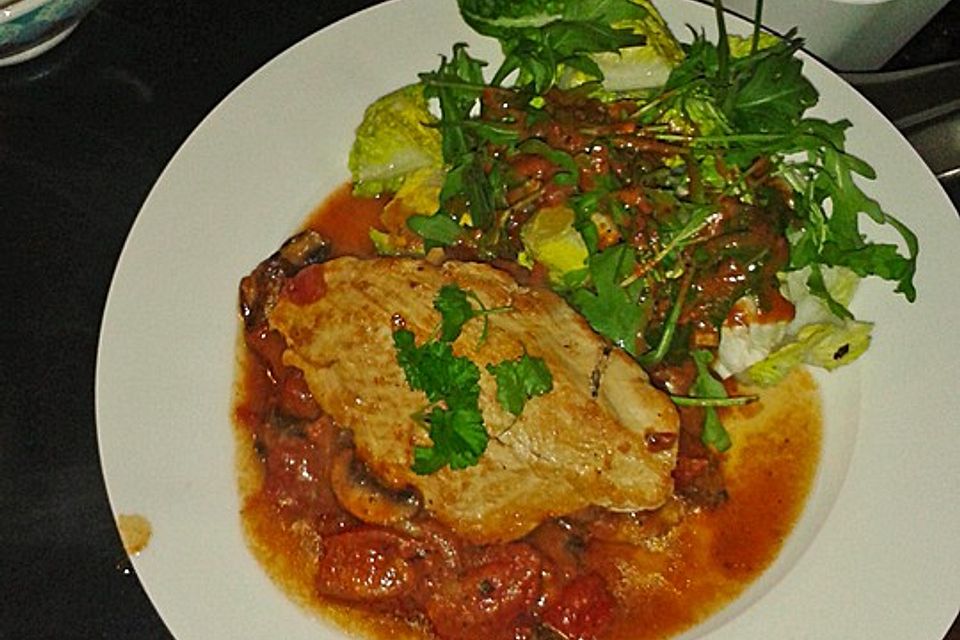 Tomaten - Putenschnitzel Tomaten - Putenschnitzel