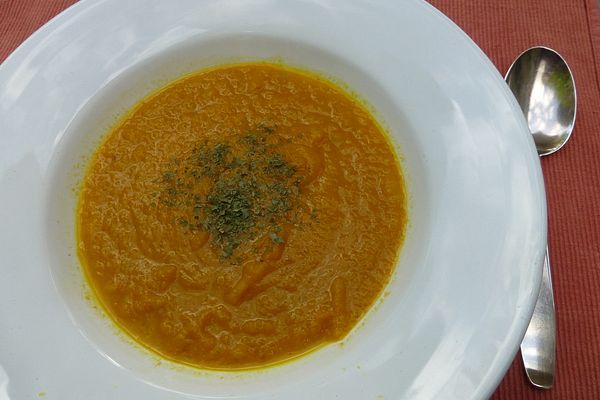 Möhrensuppe mit Curry und Ingwer | Chefkoch