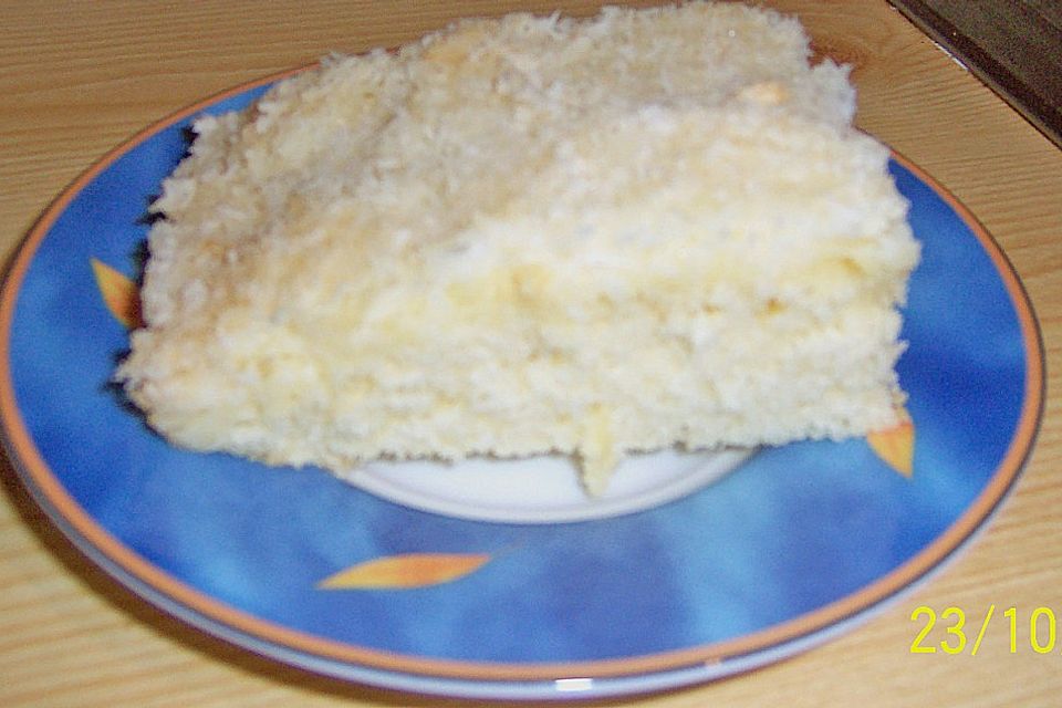 Buttermilch-Kokos-Kuchen