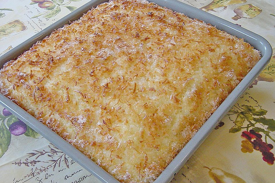 Buttermilch-Kokos-Kuchen