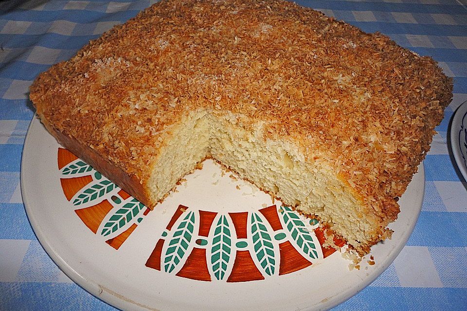 Buttermilch-Kokos-Kuchen