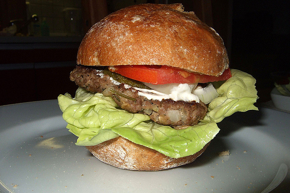 Gemüsefrikadelle für Hamburger