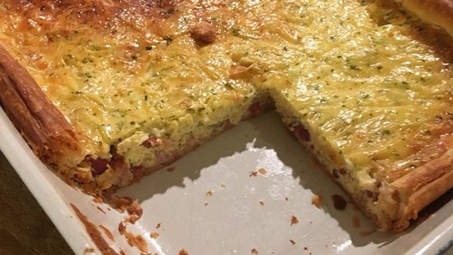 Schnelle Quiche Lorraine mit Blätterteig von spacemouse9999