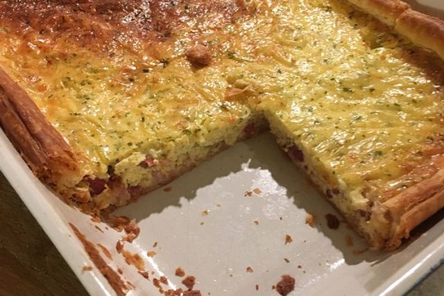 Schnelle Quiche Lorraine mit Blätterteig von spacemouse9999