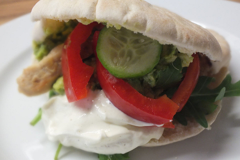 Hähnchen-Pita
