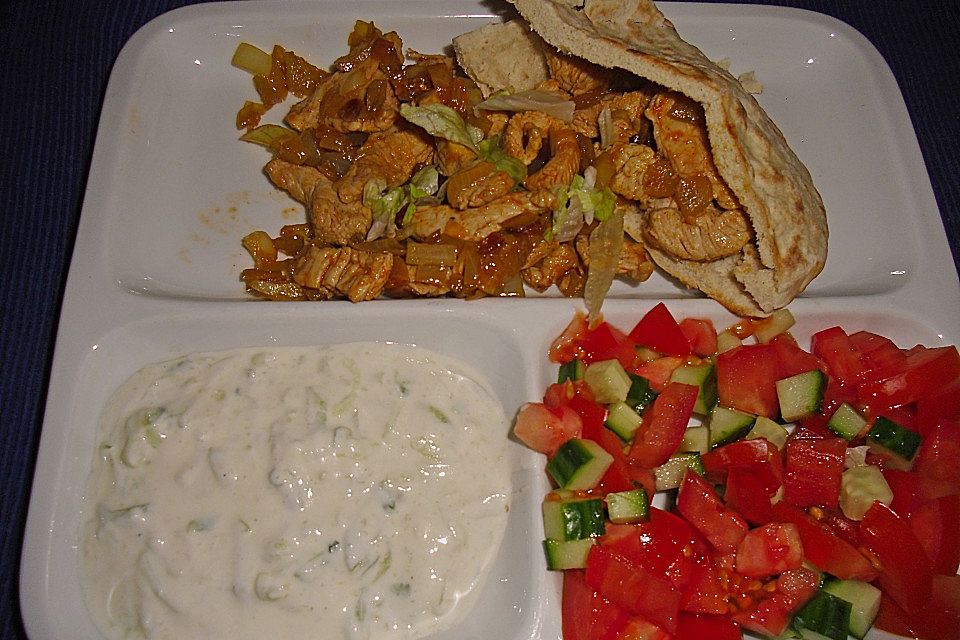 Hähnchen-Pita