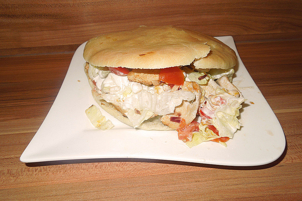 Hähnchen-Pita