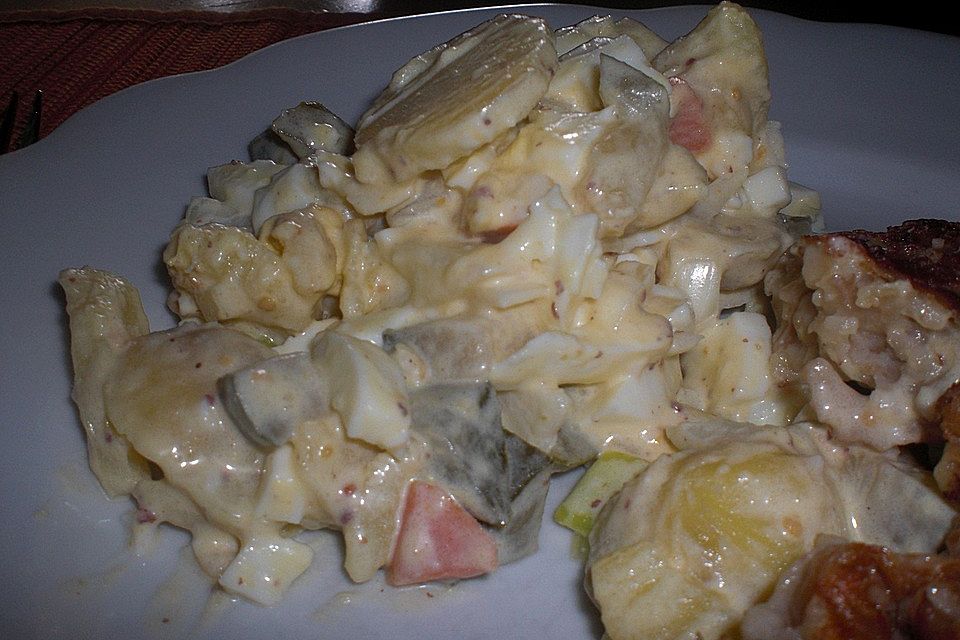 Kartoffelsalat mit süßem Senf