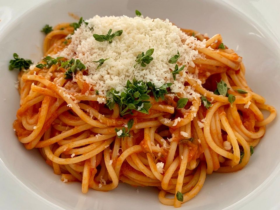 Bucatini all&rsquo; amatriciana von doris1982