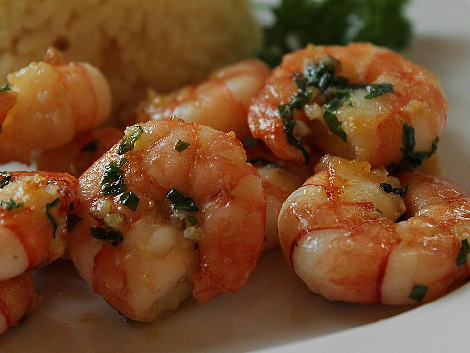 Pikante Scampi in Knoblauchbutter