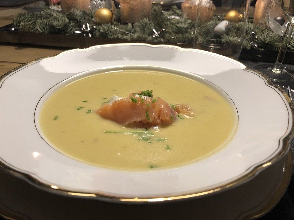 Käse - Lauch - Suppe mit Lachs von MReinart| Chefkoch