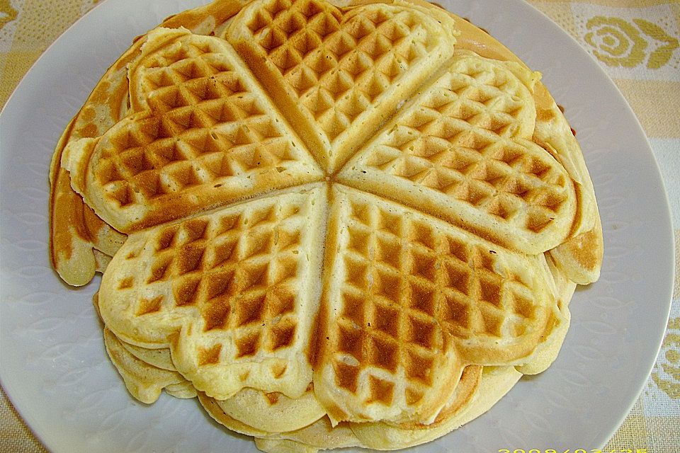 Fettarme Waffeln