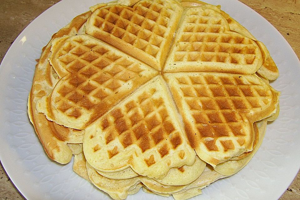 Fettarme Waffeln