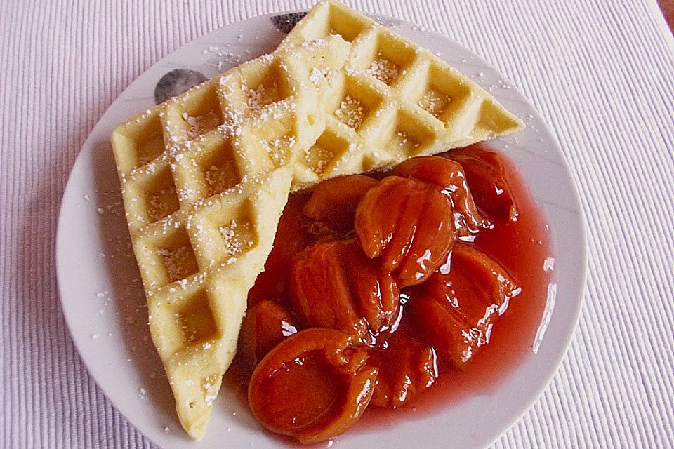 Fettarme Waffeln