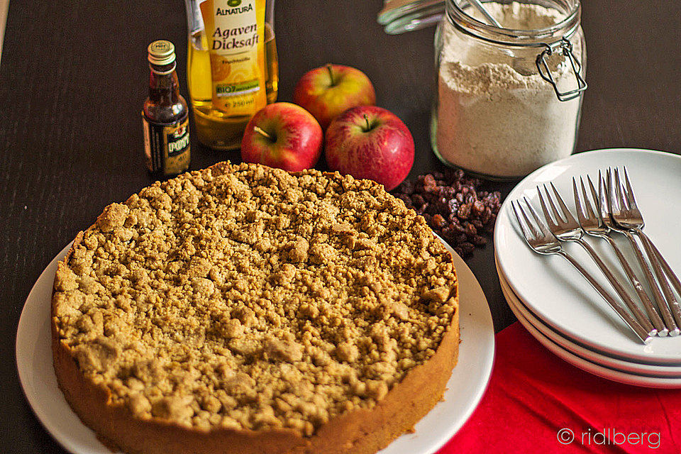 Vollkorn - Apfel - Streusel - Kuchen