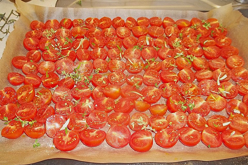 Getrocknete kleine Tomaten